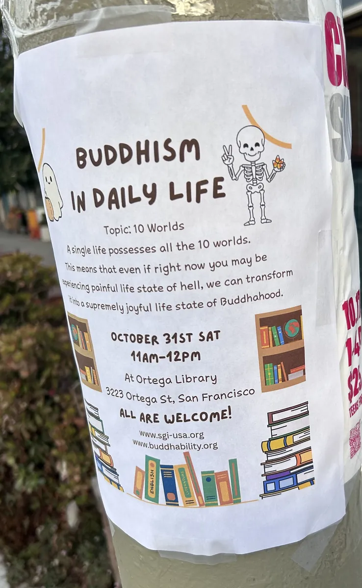 Buddhism in Daily Life flier