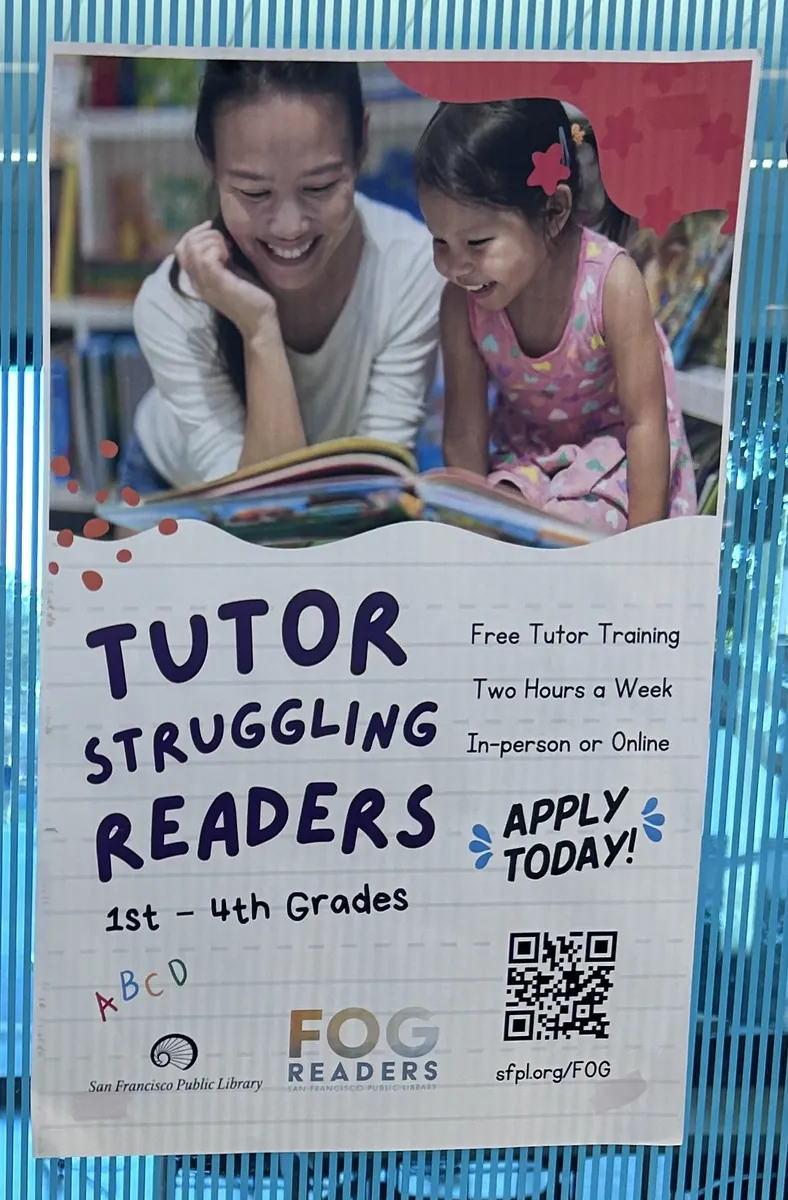 Tutor Struggling Readers flier