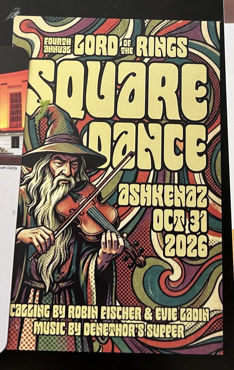 Lord of the Rings Square Dance flier