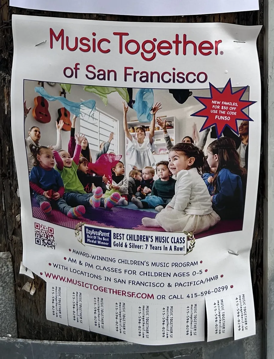 Music Together of San Francisco flier