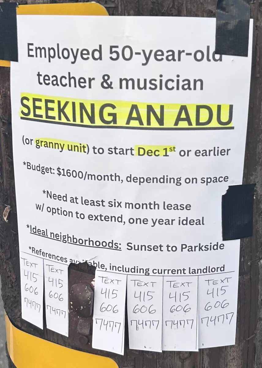 Seeking an ADU flier