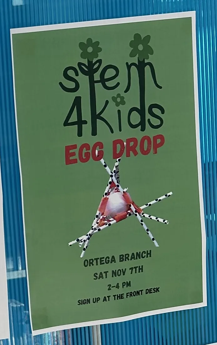 STEM 4 Kids Egg Drop flier