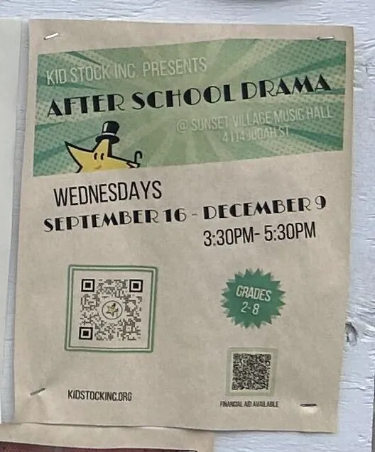 After School Drama flier