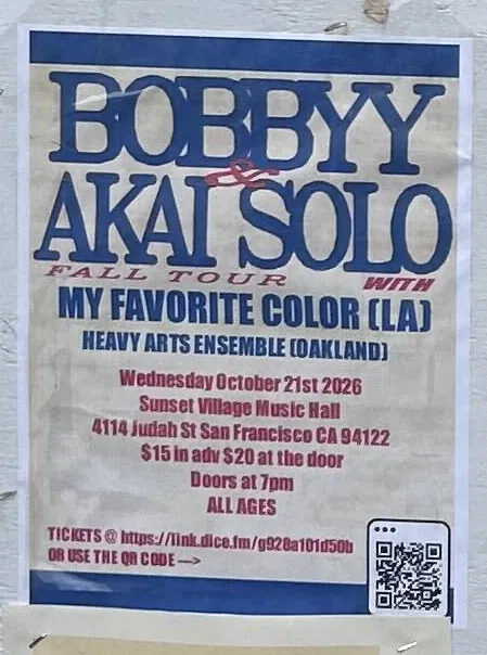 Bobbyy & Akai Solo flier