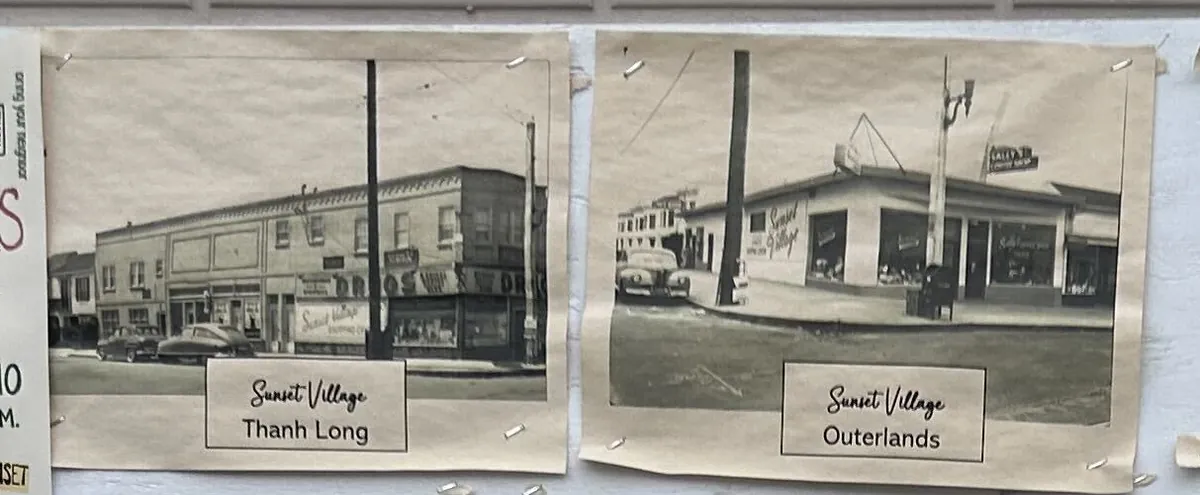 Sunset Village historic photos flier